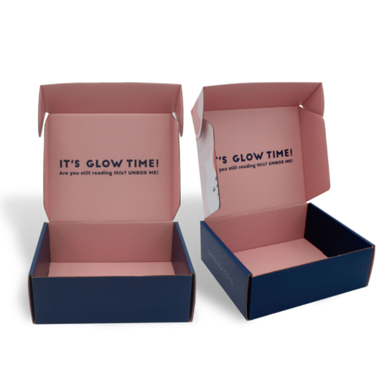 Custom Order Accepted Corrugated Board Cardboard Boxes with Personalized Logo Design