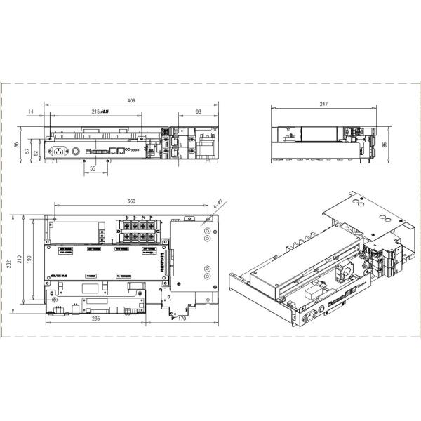 GCE 64S 100A BMS for Solar Energy Storage Systems