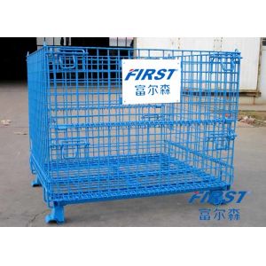 Buy cheap Wire mesh container used in storing goods in warehouse from wholesalers