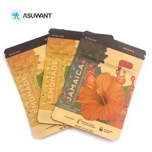 China Kraft Brown White Stand Up Zipper Bags Eco Friendly Compostable CMYK Color wholesale