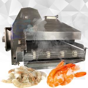 China 18.2KW Tunnel Shrimp Cooking Machine Stable 11000x2200x2000mm on sale