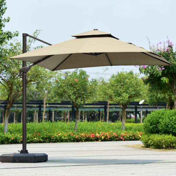 Windproof Cantilever Picnic Umbrella 2023 Outdoor Patio Furniture for Garden