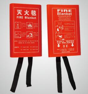 China 1.8m*1.8m Fiberglass Fire Blanket Safety Heat Resistant Insulation Blanket wholesale
