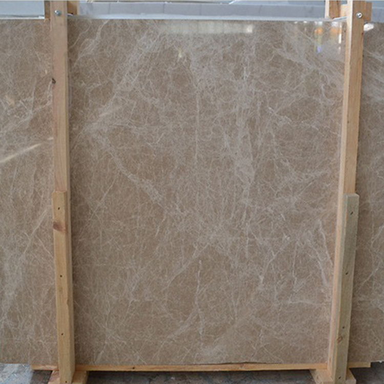Home Decoration Marble Stone Tile , Spain Light Emperador Marble Slab