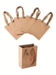 Customized Logo Paper Gift Bags Twisted Handle All Occasion Shoe / Clothing