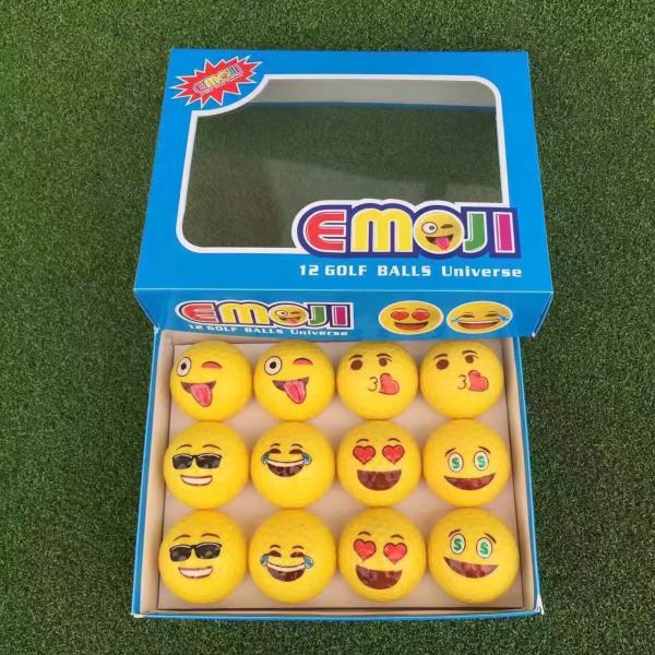 logo golf ball , emoji ball , smile golf ball , gift golf ball , cute golf ball