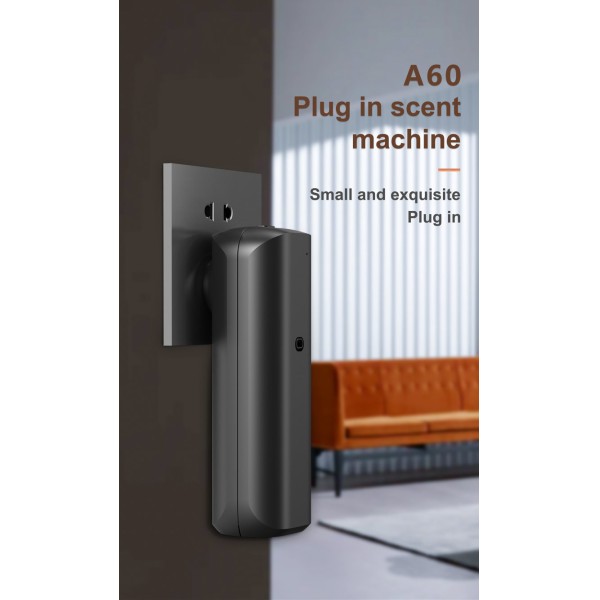 3W Small Automatic Waterless Aroma Diffuser Machine Plastic Direct Plug-in 100ml Smart Electric Diffusion Machine