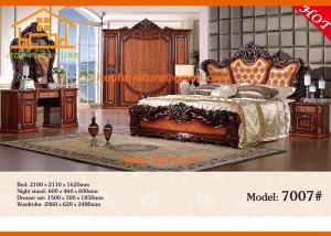 China Classic italian provincial antique hotel new white carved model mdf bedroom furniture sets for middle east wholesale