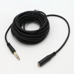 3M Gold Plated 6.35mm Jack 1/4 inch TRS Male To 1/4 inch TS Jack Female Audio