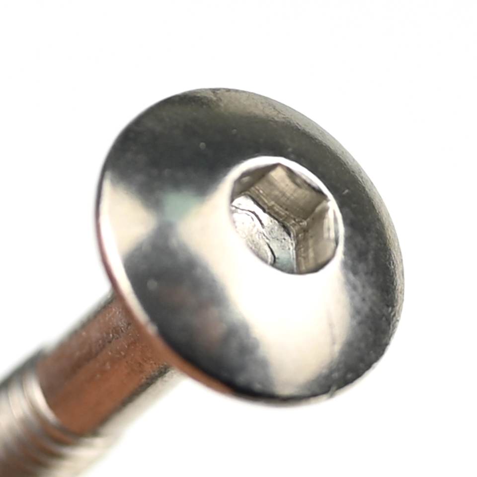 M4 22mm Partial Thread Truss Head Hex Socket Machine Screws for Kitchen Hood