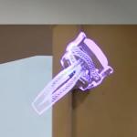 Indoor LCD holographic 3d fan display