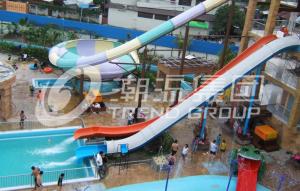 China Colorful High Speed Adult Water Slide with Water Amusement Park Construction for Water Park wholesale