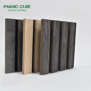 China 12mm Thickness PET Slat Wooden Acoustic Panel for Acoustic Improvement wholesale