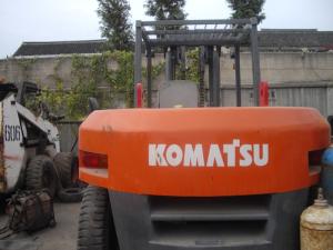 China Used Komatsu 10T Forklift ISUZU engine with Original Paint wholesale