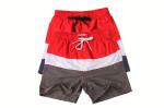 Men'S Color Blocking Taslon Swim Shorts 30-36 Size Sample Free