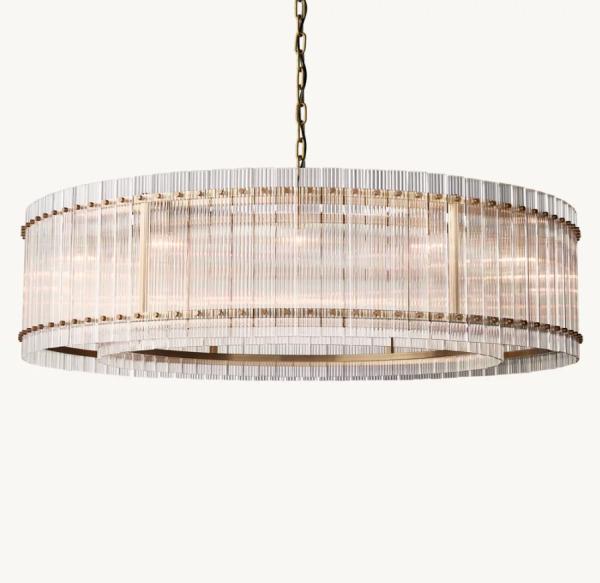 Ceiling Installation Farmhouse Brass Ceiling Chandelier For Incandescent Bulb