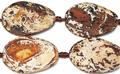 China Antique Brown Agate Twist Ovals wholesale
