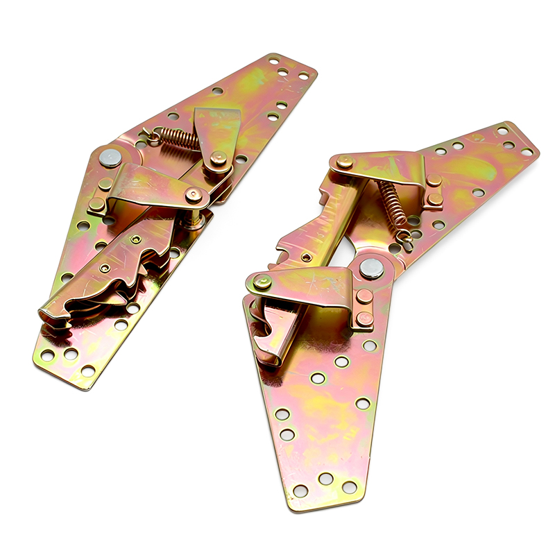 Multifunctional Sofa Backrest Folding Hinge Black Dual-purpose Butterfly Hinge Sofa Bed Adjuster Hardware Hinge