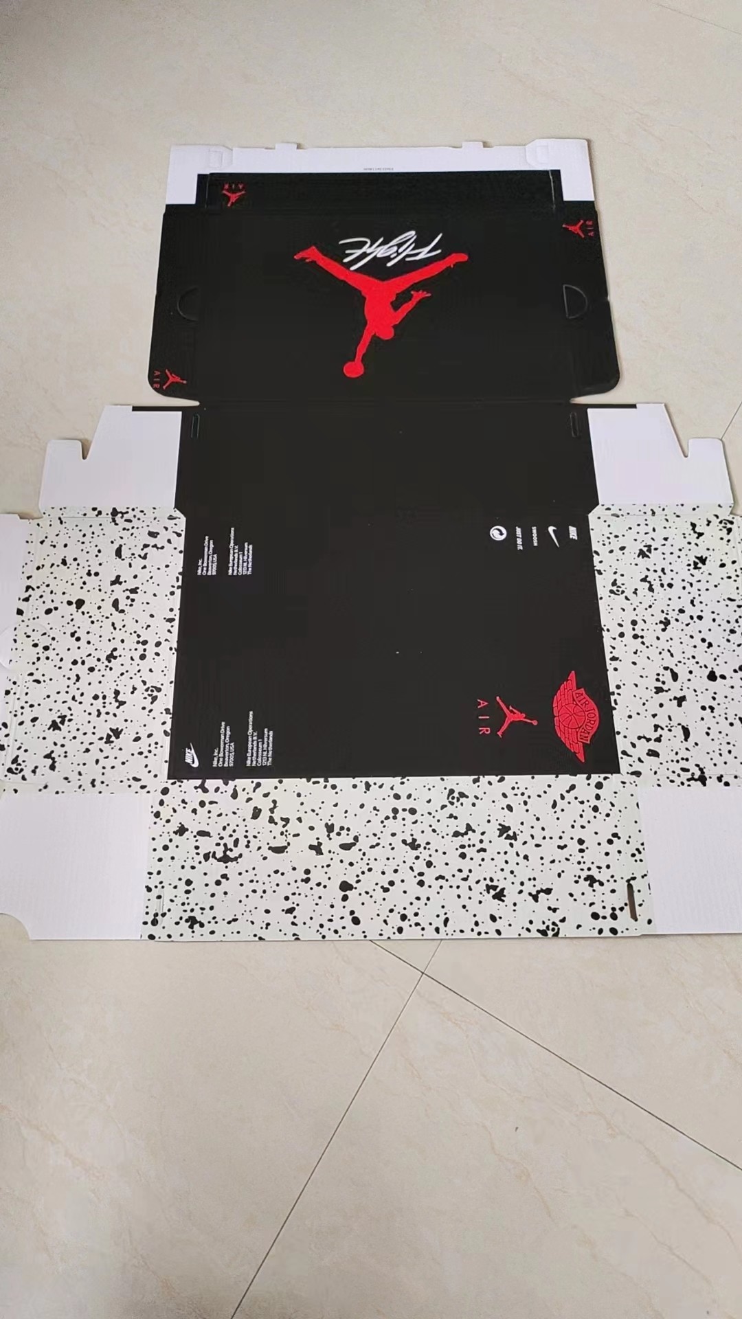 Wholesale Folding Jordan Shoe Box Paper Packaging