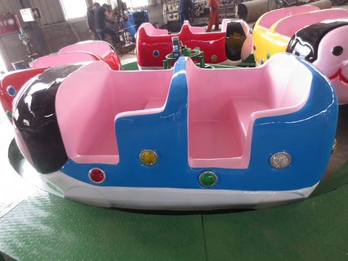 12 Seats Capacity Carousel Carnival Ride With FRP And Galvanized Steel Material