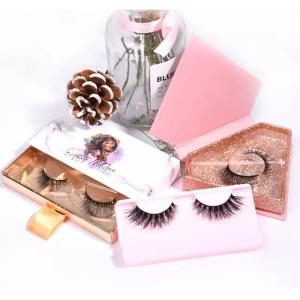 China Rectangle Luxury False Empty Eyelash Packaging Box wholesale