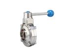 Polished TP3016L Stainless Steel DN10 Tri Clamp Butterfly Valve