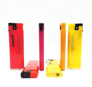 China ISO Guarantee Cigarette Lighter Model NO. Dy-F015 Plastic Torch Disposable Gas Lighter wholesale
