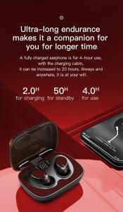 China Touch-Screen Wireless Stereo Bluetooth Earphone New Upgrade 5.0 Chip ES02 wholesale