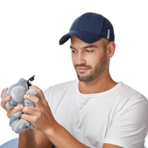China Portable Memory Foam Air Pump Airplane Travel Heated Neck Cushion wholesale