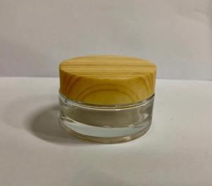 China Glass Cosmetic Jar With Lids / Cosmetic Pots Cream Bottles / Cream Jar / Glass Cosmetic Packaging wholesale