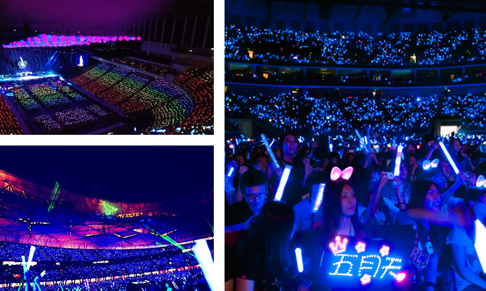 Party / Emergency / Concert LED Glow Sticks Colorful With Custom Logo