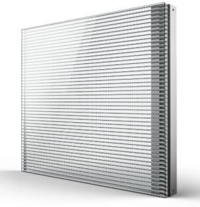 China P3.9 Transparent Glass LED Display 4500 Nits Brightness For Indoor Shows wholesale