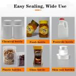 Glass Bottle Small Automatic Induction Aluminum Heat Sealing Machine for Plastic