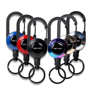 China Deyi Badge Reel Upgraded Stainless Steel Cord, Suitable For Men And Women Assorted Colors wholesale