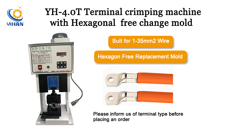 Semi-Automatic Multifunctional 40KN Hexagonal Crimping Machine for Copper Connector