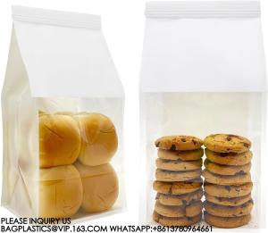 China Paper Bread Bags For Homemade Bread Sourdough Bread Bags Bakery Bags With Window Cookie Bags For Packaging wholesale