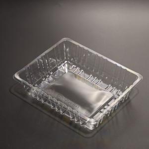 China Eco Friendly Biodegradable Plastic Food Tray Bpa Free Safe Disposable Food Plastic Tray Plate wholesale