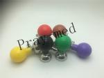 Chest Reusable ECG Electrodes Nickel Metal Material Adult Din 3.0 / 4mm 6 Color