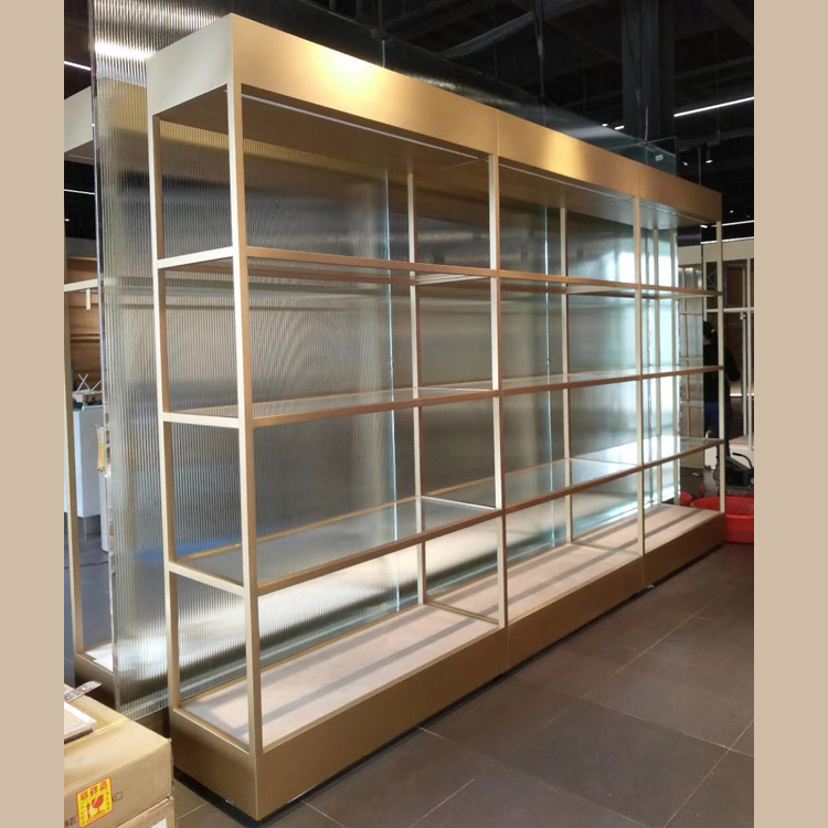 SHANGHAI FACTORY CUSTOMIZED HIGH-END DISPLAY CABINETS BAG DISPLAY SHOWCASE CUSTOMIZED DESGIN LUXURY STORE SHOWROOM