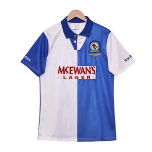 China Blackburn Rovers 94-95 Home Retro Football Jerseys Team Classic Moisture Wicking wholesale