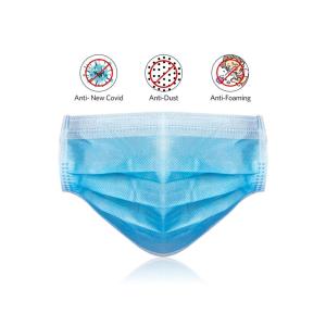China Three Layers 3 Ply Disposable Face Mask Sterility Anti Pollution Dust Mask wholesale