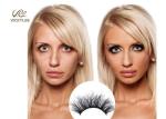 Fashioned Fan Shaped 27MM Natural Wispy False Lashes