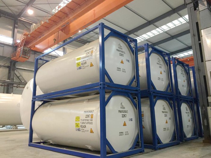 WH590E T50 Cryogenic Storage Tank Container 40ft 20ft BV CCS