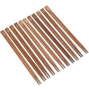 China Best price 21cm Twin Printed Barbecue Disposable Bamboo Wooden Chopsticks With Free Design Custom Paper Sleeve wholesale