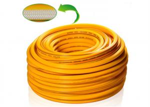 China Orange Yellow PVC Spray Hose / Polyester Fiber Reinforced Pipe Tube Anti Abrasion wholesale