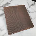 Rustproof Patina Brass Antique Stainless Steel Sheet Anticorrosive Mirror Finish