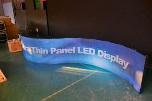 China Slim Fixed Installation 360 Curved Led Display Adervertising Panel For Concert Stage wholesale