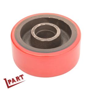 China Forklift Drive Wheel Red Color Polyurethane Balance Wheel 150x60x47mm wholesale