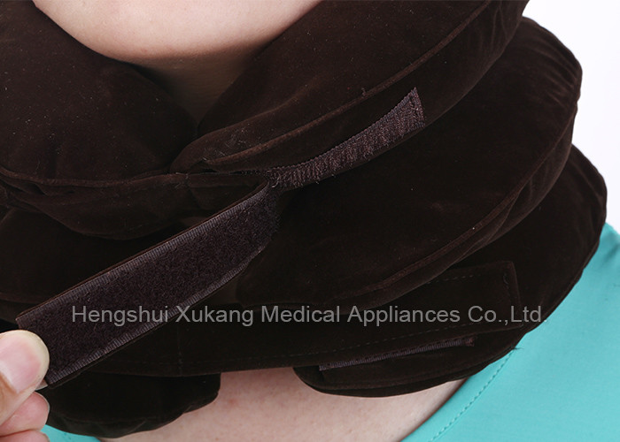 Instant Pain Relief Cervical Neck Traction Device Air Inflation Conform To Body Mechanics