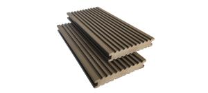China Commercial Grade ISO9001 50mm 27mm WPC Solid Decking wholesale